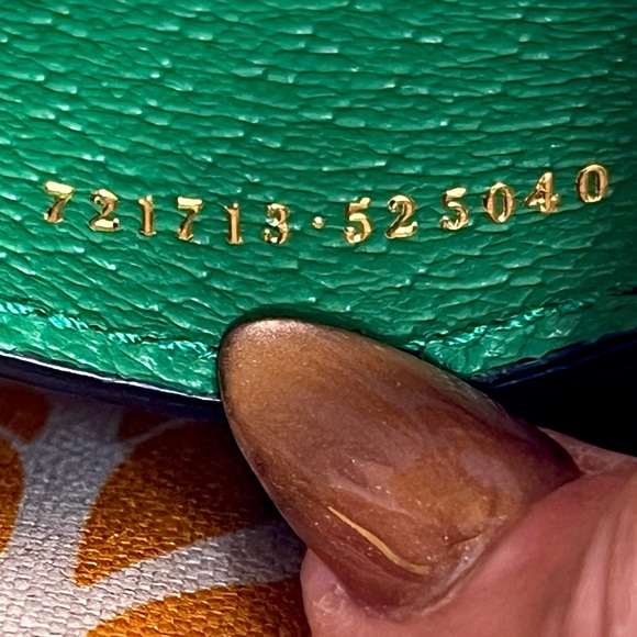 GUCCI x Adidas 721713 Green Golf Shoulder Bag Crossbody Leather Logo COLLECTOR - Picture 11 of 15